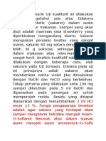 Kualitatif Sakarin Uji Kualitatif Ini Dilakukan Untuk Mengetahui Ada Atau Tidaknya Pemanis Sinteti1