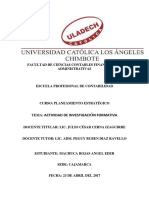 Actividad N 14 Actividad de Investigación Formativa III Unidad