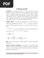 Integrales Multiples