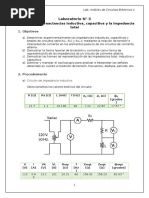 Medicion de La Reactancia Capacitiva e Inductiva