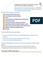 (APFC) How To Approach English Section (Part A) of Assistant Provident Fund Commissioners' Exam - Topicwise Analysis and Booklist - Mrunal