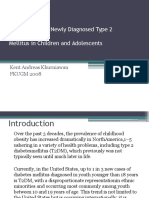 Management of Newly Diagnosed Type 2 Diabetes