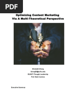 Optimizing Content Marketing Via A Multi-Theoretical Perspective