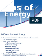 Forms of Energy