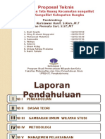 Kelompok 1 - Proposal Teknis Perencanaan Kec. Sungailiat