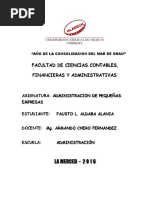 2 EU Tarea de RSU II UNIDAD - Adm. de Pequeñas Empresas - Fausto - Uladech