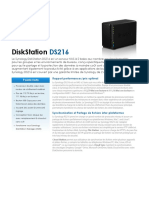 Synology DS216 Data Sheet Fra