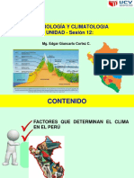 Sesion 12 - Factores Determinan El Clima en El Peru