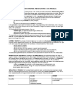 U.S. Government Structure