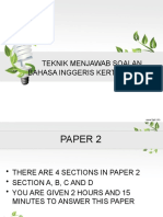 Teknik Menjawab Soalan Bahasa Inggeris Kertas 2 1119