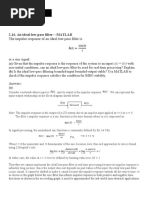 Hillary A. Bsece - : 2.16. An Ideal Low-Pass filter-MATLAB