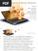 BASE Analysis of NoSQL Database