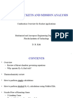 Mae 4262: Rockets and Mission Analysis: Combustion Overview For Rocket Applications