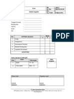 Form Seleksi Supplier ISO9000