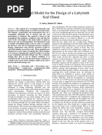 A Theoretical Model For The Design of A Labyrinth Seal Gland