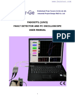 FADOS7F1 Fault Detector Oscilloscope User Manual