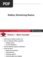 Battery Monitoring Basics