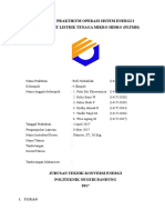 Laporan Praktikum Operasi Sistem Energi