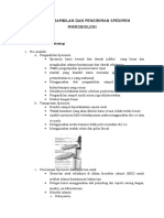 Cara Pengambilan Dan Pengiriman Spesimen Mikrobiologi