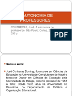 Autonomia Dos Professores - Contreras.