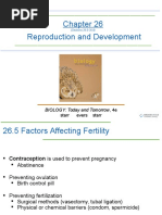 Reproduction and Development: BIOLOGY: Today and Tomorrow