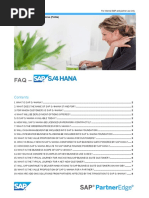 Sap S/4Hana: Frequently Asked Questions (Faqs)