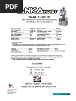 Anka Construction Hoist SC200 TD