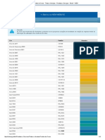 Cartela de Cores - Tintas e Vernizes - Produtos e Serviços - Brasil - WEG