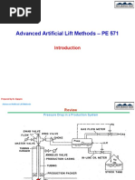 Advanced Artificial Lift Methods - PE 571: Prepared by Dr. Nguyen