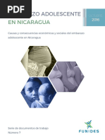 Causas y Consecuencias Del Embarazo Adolescente en Nicaragua Octubre 2016