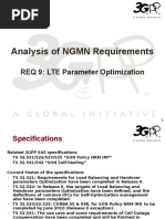 09 - SA5 Analysis of NGMN Requirement 9 - LTE Parameter Optimization