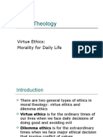 Moral Theology and Virtue Ethics