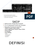 Kewujudan Masyarakat Plural, Pluraliti Dan Pluralistik Sebelum Dan Selepas Kemerdekaan