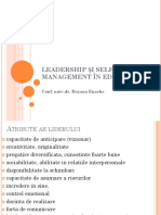 Leadership Și Self-Management În Educație