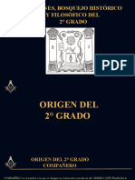 Origen Bosquejo Historico y Filosofico Del 2 Grado de Masoneria