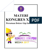 Materi Kongres PDGI XXVI 2017