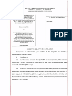 Mandamus A La Policía de Puerto Rico