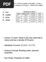 Pssa Warm Up Questions Set A