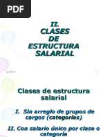 Estructura Salarial - Clases