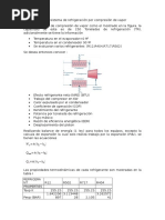 Se Tiene Un Ciclo de Compresión de Vapor Como El Mostrado en La Figura