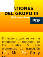 Cationes Grupo III 