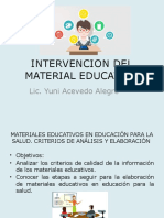 Intervencion Del Material Educativo 