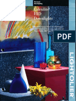 Lightolier Calculite HID Downlighting Catalog 1993