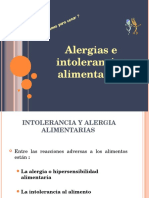 Alergias e Intolerancias