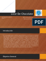 Licor de Chocolate