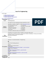 ENEN20002 Earth Processes For Engineering - 2017