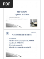 SUPERPAVE Ligantes