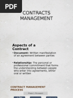 Contracts Management Presentation