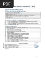 CRIM FORMS List