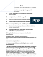 Prinsip Kerja Sistem Kendali Elektromagnetik